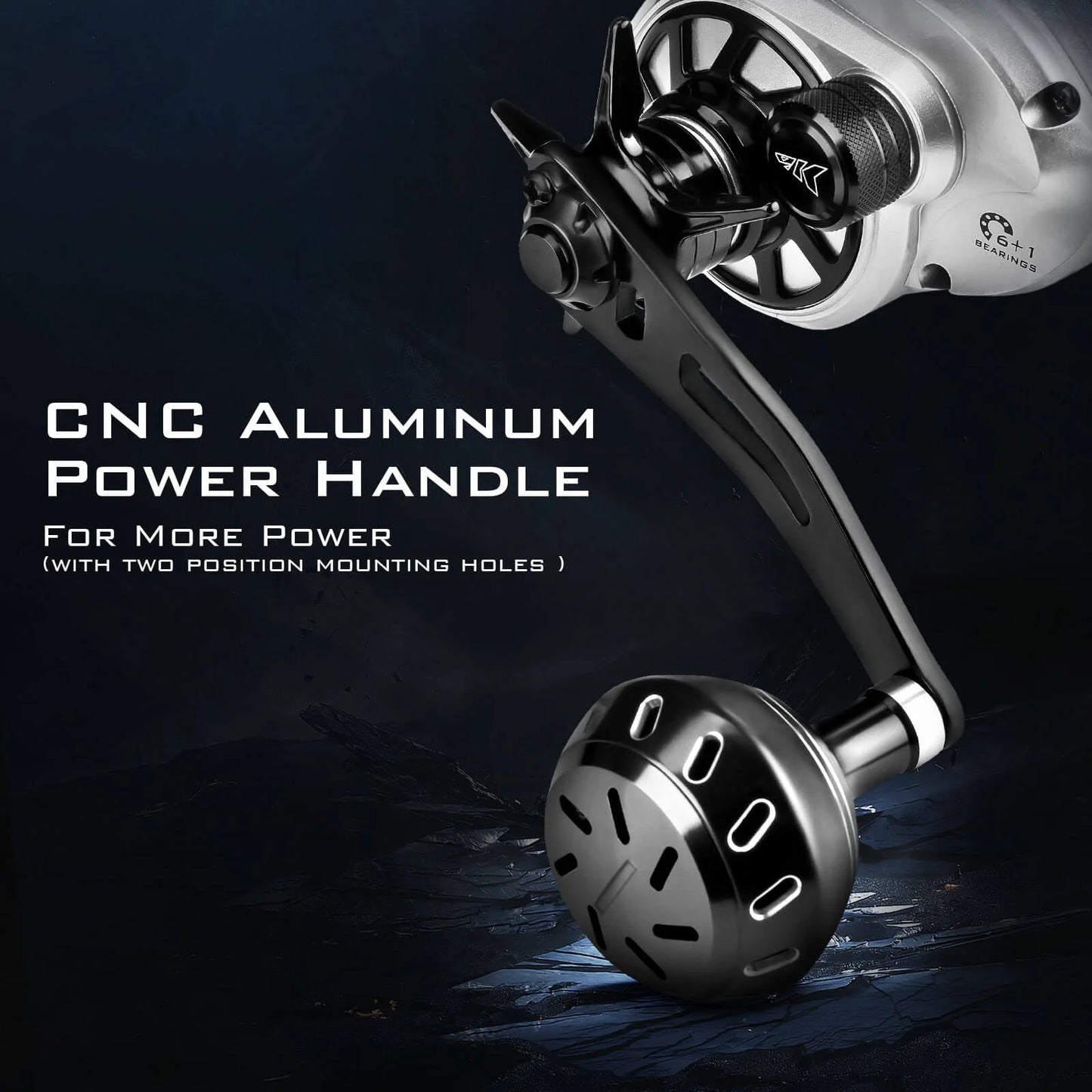 KastKing Kapstan Elite 300 Powerful Handle Baitcasting Reel