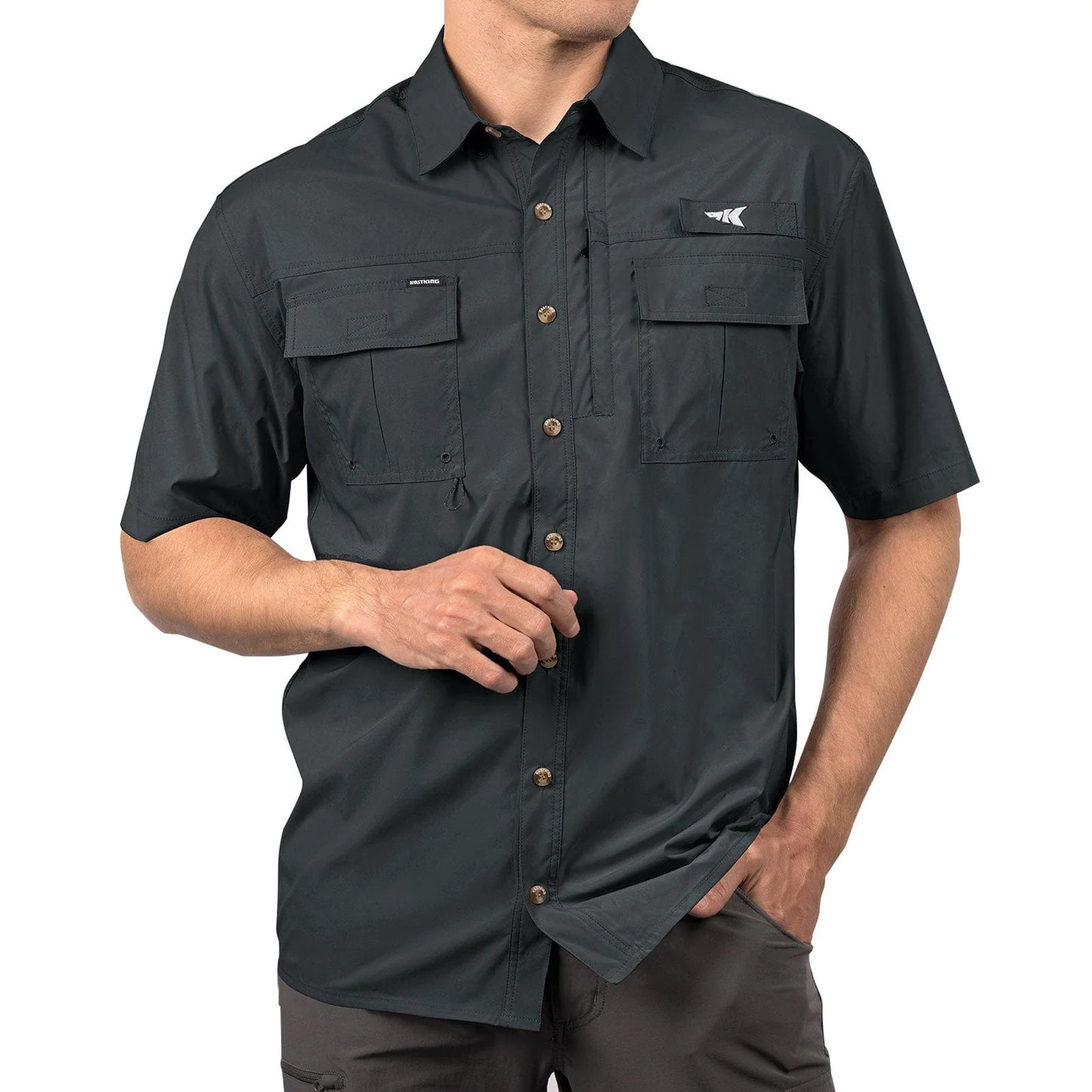 KastKing Casual Short Sleeve Button Down Shirts
